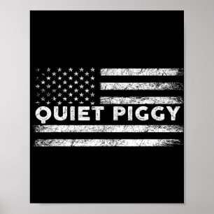 Vintage Stille Big American Politieke Grappige Tru Poster