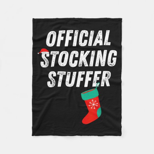 Vintage Stocking Stuffer Stocking Matching Couple Fleece Deken (Voorkant)