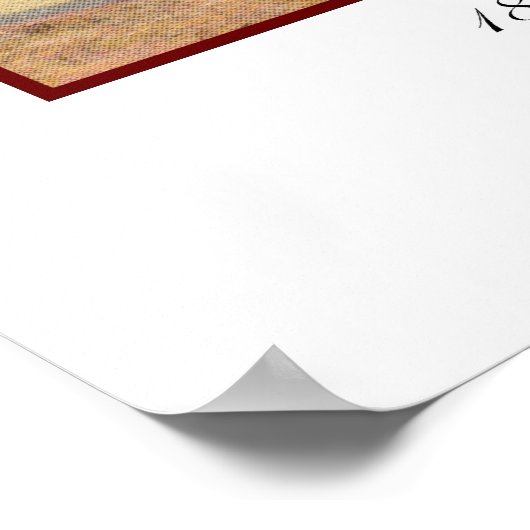 Vintage Stoomlocomotief Poster (Hoek)