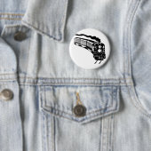 vintage stoomlocomotief ronde button 5,7 cm (In situ)