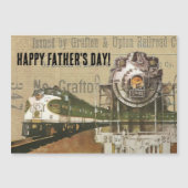 Vintage Stoomlocomotief Trein Stoommachine Steampu (Voorkant)