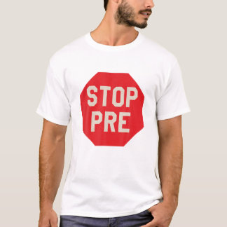 Vintage Stop Pre Marathon Hardlopen T-shirt