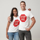 Vintage Stop Pre Marathon Hardlopen T-shirt (Unisex)