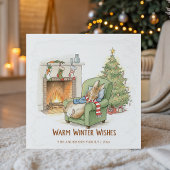 Vintage Storybook Peter Rabbit Feestdagenkaart