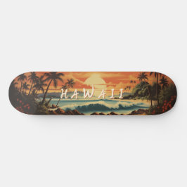 Vintage Strand Hawaï Persoonlijk Skateboard
