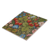 Vintage Strawberries and Flowers  Tegeltje (Zijkant)