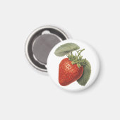 Vintage Strawberry  Magneet (Voorkant / Achterkant)