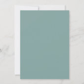 Vintage strik pastel blauw roze afstuderen kaart (Achterkant)