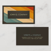 Vintage Stripes Visitekaartje (Voorkant / Achterkant)