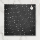 Vintage Stroller Halloween Baby shower Bedankjes Labels (Achterkant)