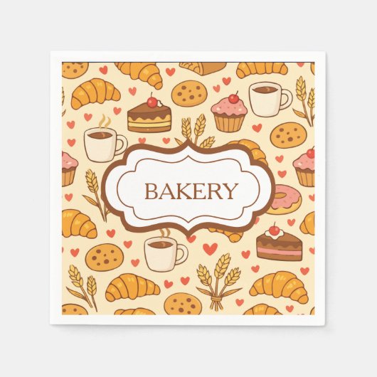 Vintage Style Bakery Servet (Voorkant)