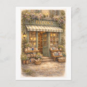 Vintage-Style Bookstore  Briefkaart (Voorkant)