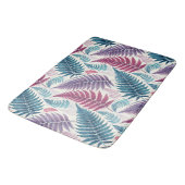 Vintage-style botanical fern leaves badmat (Gekanteld)