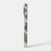 Vintage-style botanical fern leaves iPhone 15 case (Linkerkant)