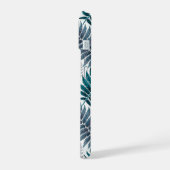 Vintage-style botanical fern leaves iPhone 15 case (Linkerkant)