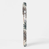 Vintage-style botanical fern leaves iPhone hoesje (Linkerkant)