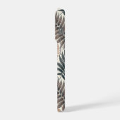 Vintage-style botanical fern leaves iPhone hoesje (Linkerkant)