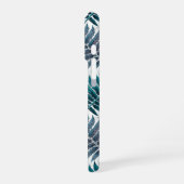 Vintage-style botanical fern leaves iPhone hoesje (Linkerkant)