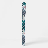 Vintage-style botanical fern leaves iPhone hoesje (Rechterkant)