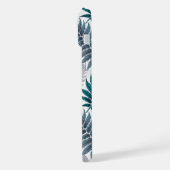 Vintage-style botanical fern leaves iPhone hoesje (Linkerkant)