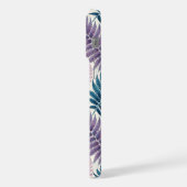 Vintage-style botanical fern leaves iPhone hoesje (Linkerkant)