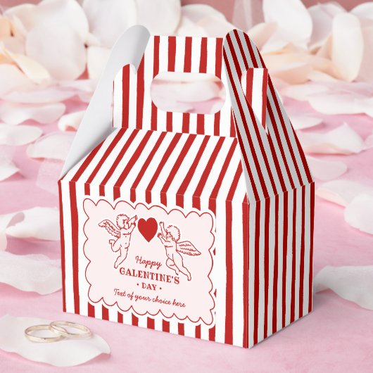 Vintage Style Cupid Doodles Happy Galentine's Day Bedankdoosjes (Huwelijk)