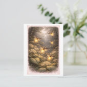 Vintage-Style Firefly Illustration Briefkaart (Staand voorkant)