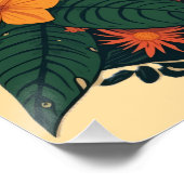 Vintage Style Jamaica Travel Illustration Perfect Poster (Hoek)