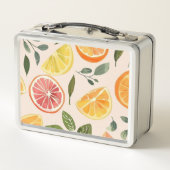 Vintage Style Metal Lunchbox (Achterkant)