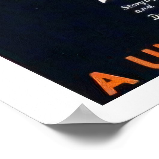 Vintage Style Monster Movie Poster Mummy  (Hoek)