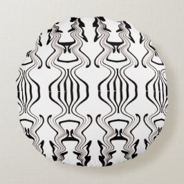 Vintage Style Retro Motivational Typography Quote Rond Kussen