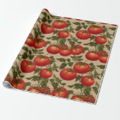 Vintage Style Tomatoes Cadeaupapier (Uitgerold)