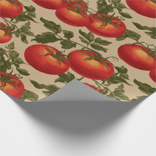Vintage Style Tomatoes Cadeaupapier (Hoek)