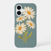 Vintage Stylized Daisies iPhone 16 Hoesje (Achterkant)