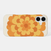 Vintage Stylized Marigold iPhone 16 Hoesje (Achterkant horizontaal)