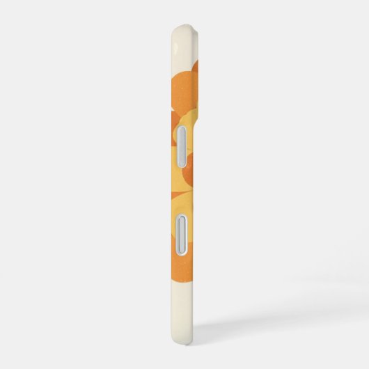 Vintage Stylized Marigold iPhone 16 Hoesje (Rechterkant)