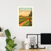 Vintage Suffolk Virginia Poster (Thuiskantoor)