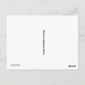 Vintage Suffragettes Cute Little Girl Afbeelding Briefkaart (Achterkant)