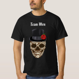 Vintage Sugar Skull Team Mannen T-shirt