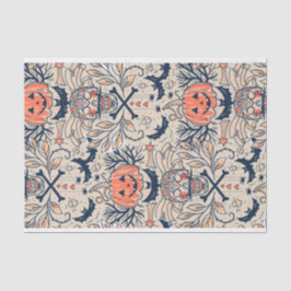 Vintage Suiker Floral Pumpkin Party Gift Tissuepapier