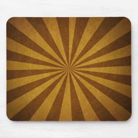 Vintage Sunburst Muismat (Voorkant)