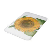 Vintage Sunflower Flower by Basilius Besler Badmat (Gekanteld)