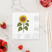 Vintage Sunflower napkins Servet (Insitu)