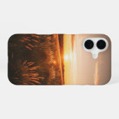 Vintage Sunset Weiden iPhone 16 Hoesje (Achterkant horizontaal)
