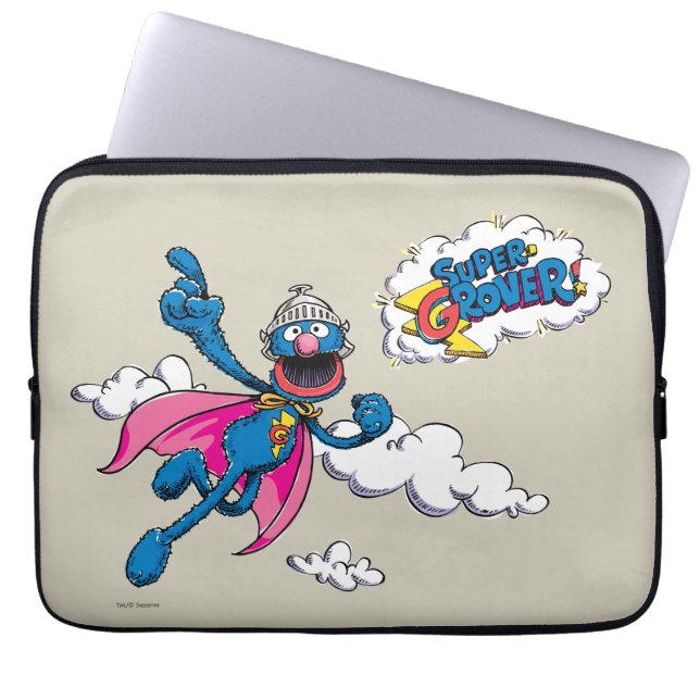 Vintage Super Grover Laptop Sleeve (Voorkant)