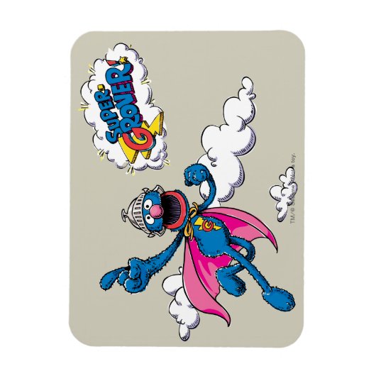 Vintage Super Grover Magneet (Verticaal)
