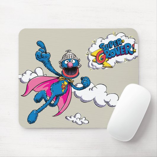 Vintage Super Grover Muismat (Met muis)