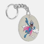 Vintage Super Grover Sleutelhanger (Voorkant Links)