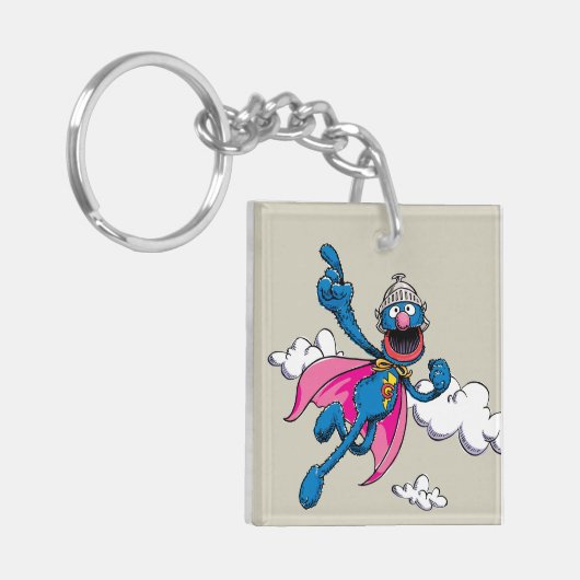 Vintage Super Grover Sleutelhanger (Voorkant Links)