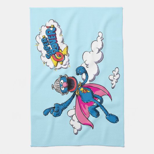 Vintage Super Grover Theedoek (Verticaal)